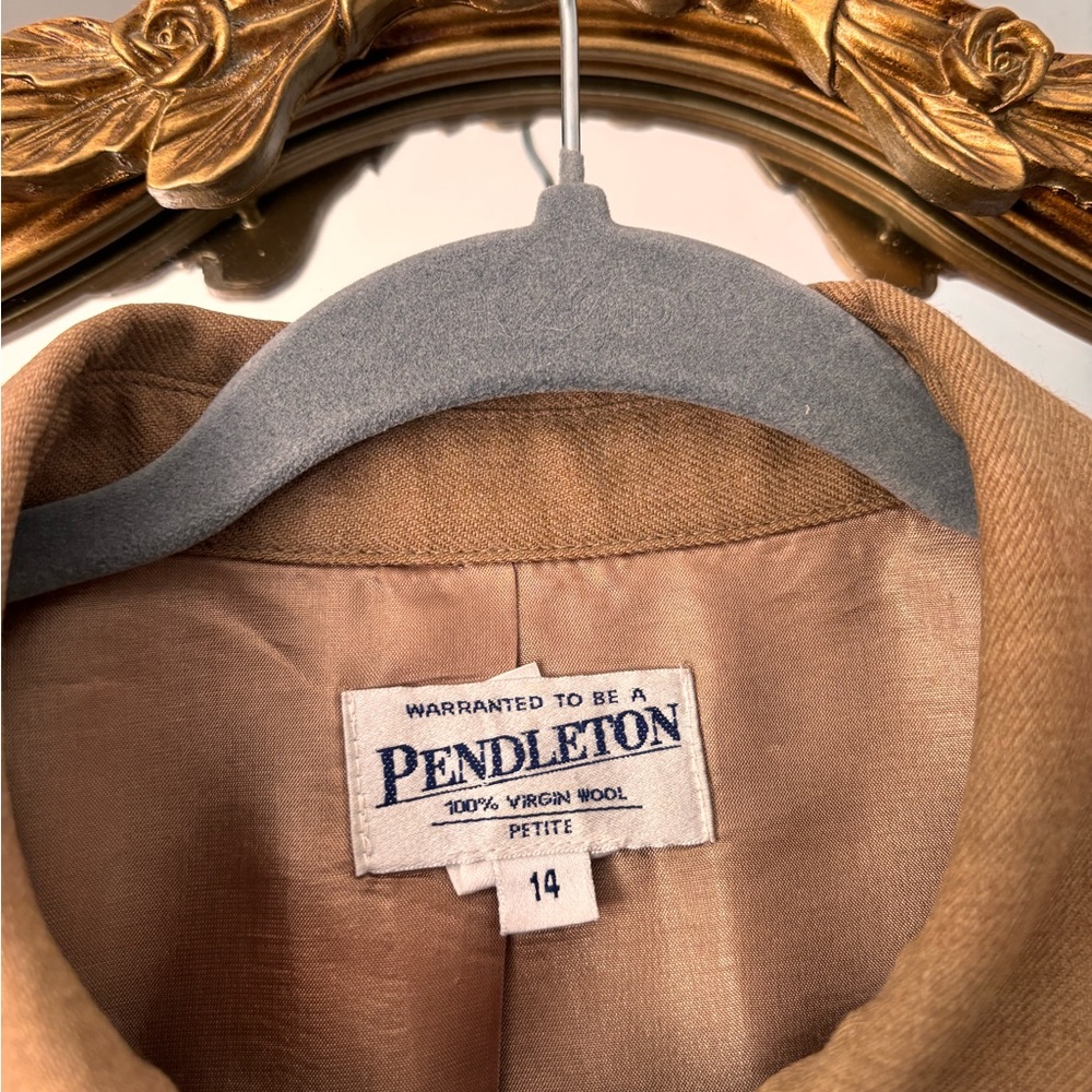 Pendleton Women's Brown Wool Blazer - image 4